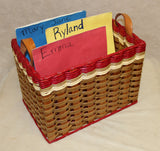 Foxcreek Baskets File Organizer Basket, view 2