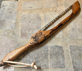 Foxcreek Baskets Fractal Burnt Bow Knife, view 3