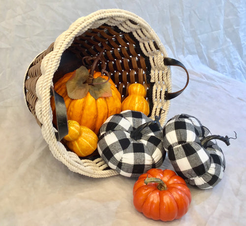 Foxcreek Baskets Gathering Basket-Cottage Black