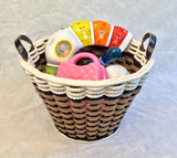 Foxcreek Baskets Gathering Basket-Cottage Black, view 2