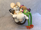 Foxcreek Baskets Gathering Basket-Cottage Black, view 3