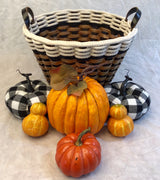 Foxcreek Baskets Gathering Basket-Cottage Black, view 4