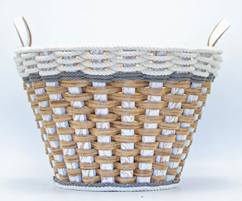 Foxcreek Baskets Gathering Basket-Cottage Grey