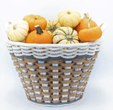Foxcreek Baskets Gathering Basket-Cottage Grey, view 4
