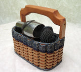 Foxcreek Baskets Hair Dryer Wall Basket, view 3