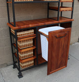 Foxcreek Baskets Hutch--72x64x16 wall unit, view 5