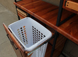 Foxcreek Baskets Hutch--72x64x16 wall unit, view 6