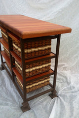 Foxcreek Baskets Island-19x48 Small six drawer, view 3