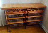 Foxcreek Baskets Island-19x56 Six drawer unit, view 3