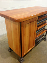 Foxcreek Baskets Island--22x48 single door unit w/3basket drawers, view 3