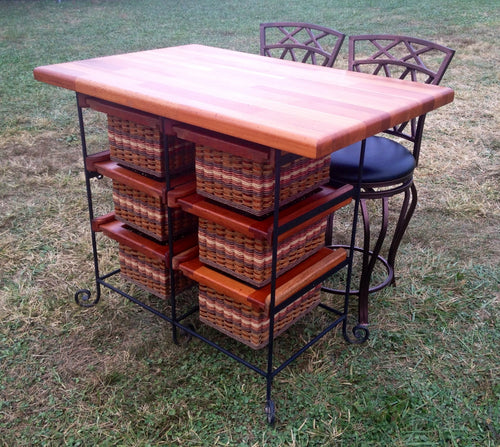 Foxcreek Baskets Island-29x45 Mini Six Drawer