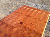 Foxcreek Baskets Island-30x56 end grain butcher block with casters, view 3