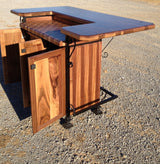 Foxcreek Baskets Island--32x60 Black Walnut Bi-Level Bar, view 2