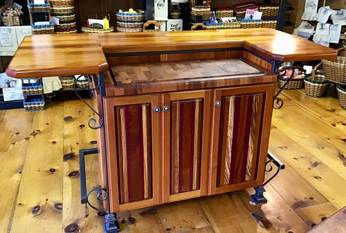 Foxcreek Baskets Island-36x72 Bi-level Bar