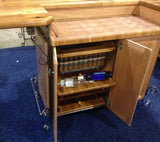 Foxcreek Baskets Island-36x72 Bi-level Bar, view 6