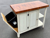 Foxcreek Baskets Farmhouse Island--22x44 Farmhouse Distressed Wood Island w/tilt, view 4