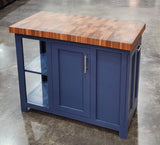 Foxcreek Baskets Farmhouse Island--22x44 Farmhouse Distressed Wood Island w/tilt, view 5