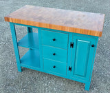 Foxcreek Baskets Farmhouse Island- Farmhouse Island with drawers, view 5