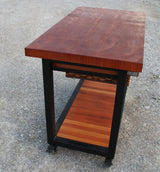 Foxcreek Baskets Island--Mobile Butcher Block Work Station, view 3