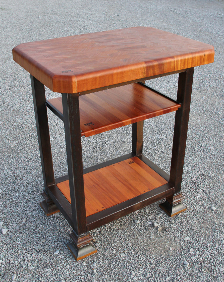 Foxcreek Baskets Island-- Old World Butcher Block Island
