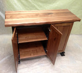 Foxcreek Baskets Island/table--24x48 Black Walnut/Distressed Black, view 3