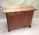Foxcreek Baskets Island/table--24x48 Black Walnut/Distressed Black, view 5