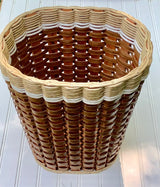 Foxcreek Baskets Large Oval Waste Basket, view 2