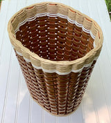 Foxcreek Baskets Large Oval Waste Basket, view 3
