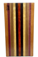 Foxcreek Baskets Cutting Board- 2 inch Thick Large Stripes Board, view 4