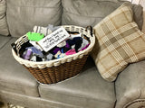 Foxcreek Baskets Laundry Basket-Cottage Black, view 2