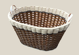 Foxcreek Baskets Laundry Basket-Cottage Grey, view 2