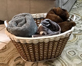 Foxcreek Baskets Laundry Basket-Cottage Grey, view 6