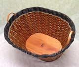 Foxcreek Baskets Laundry Basket w/Leather Handles, view 2
