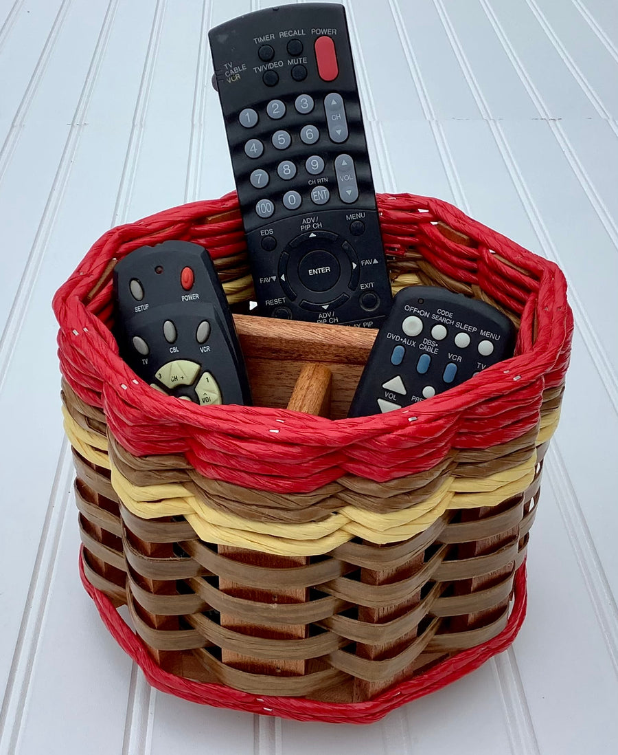 Foxcreek Baskets Remote Lazy Susan Basket