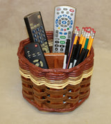 Foxcreek Baskets Remote Lazy Susan Basket, view 2