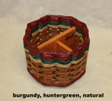 Foxcreek Baskets Remote Lazy Susan Basket, view 4