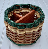 Foxcreek Baskets Remote Lazy Susan Basket, view 6