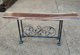 Foxcreek Baskets Live Edge Black Walnut Skinny Console Table, view 2