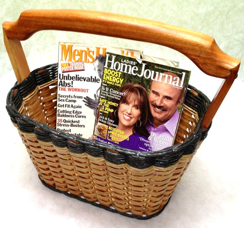 Foxcreek Baskets Magazine Basket