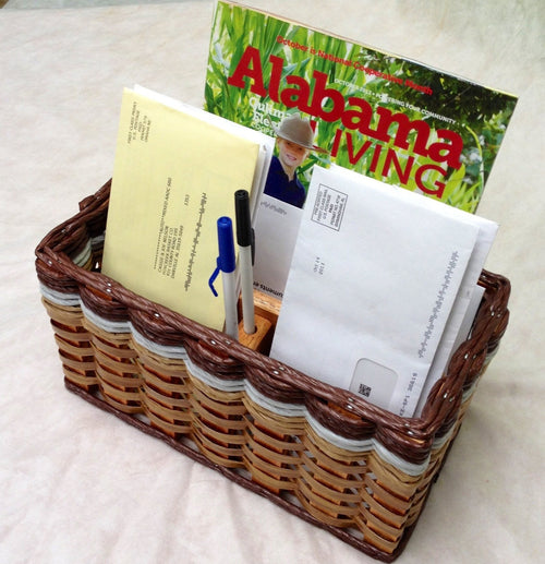 Foxcreek Baskets Mail Organizer Basket