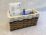 Foxcreek Baskets Mail Organizer-Cottage Black, view 3