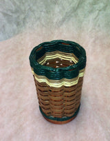 Foxcreek Baskets Mini Utensil Lazy Susan Basket, view 2