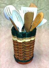 Foxcreek Baskets Mini Utensil Lazy Susan Basket, view 3