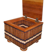 Foxcreek Baskets Ottoman Basket, view 2