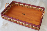 Foxcreek Baskets Ottoman tray basket, view 2
