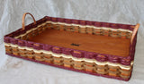 Foxcreek Baskets Ottoman tray basket, view 4