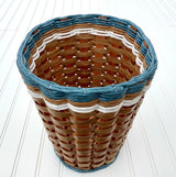 Foxcreek Baskets Oval Waste Basket, view 2
