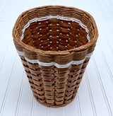 Foxcreek Baskets Oval Waste Basket, view 4
