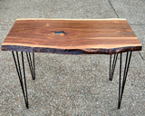 Foxcreek Baskets Live Edge Patagonian Rosewood Table, view 2