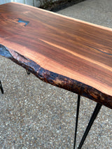 Foxcreek Baskets Live Edge Patagonian Rosewood Table, view 5